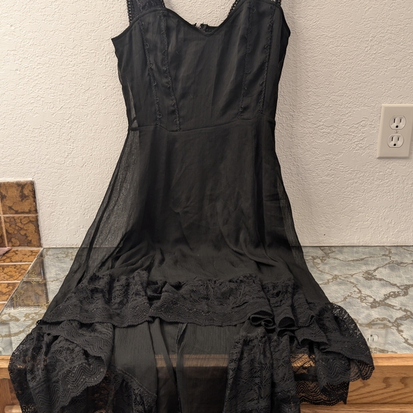 Royal Bones Dresses & Skirts - Royal Bones Black Lace Midi Dress